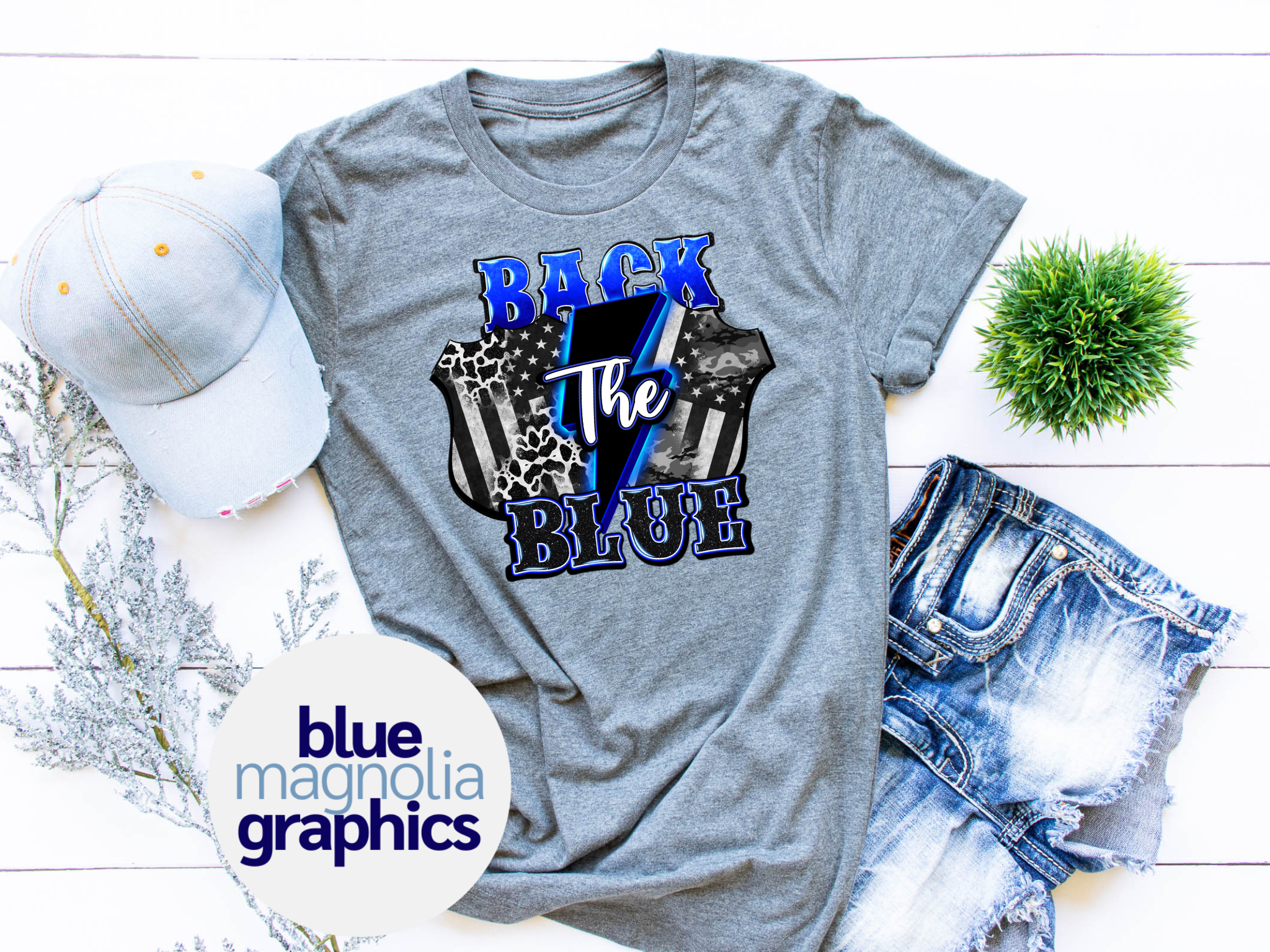 Back the Blue Bolt