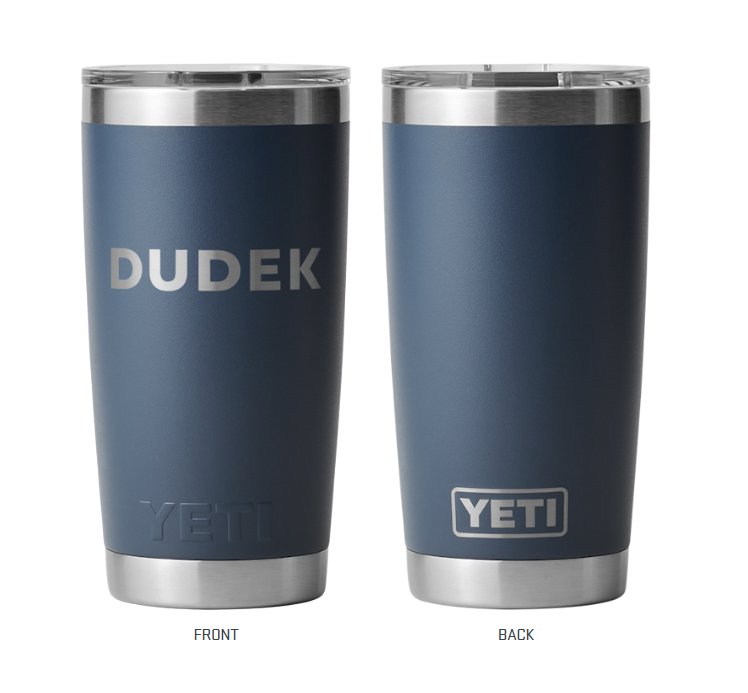 Dudek 20 oz. Yeti Tumbler