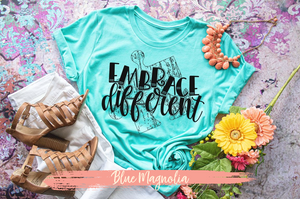 Embrace Different - Black Print