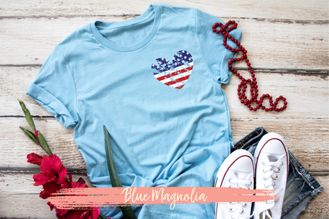 Flag Heart - Small Print