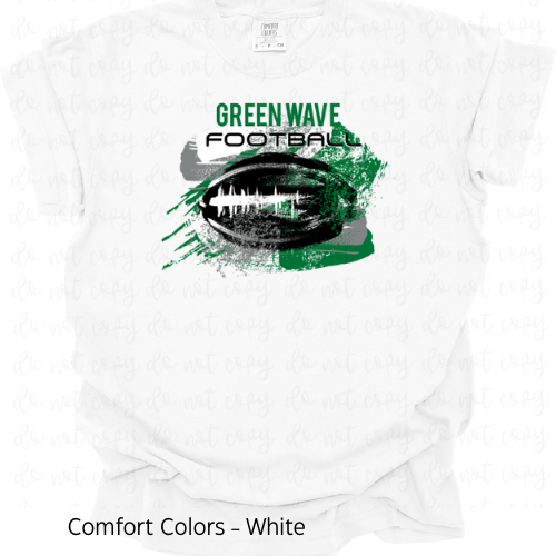 Green Wave Football - Adult