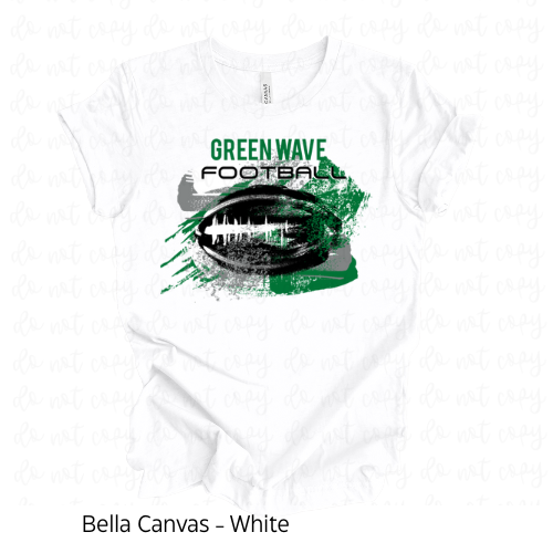 Green Wave Football - Adult