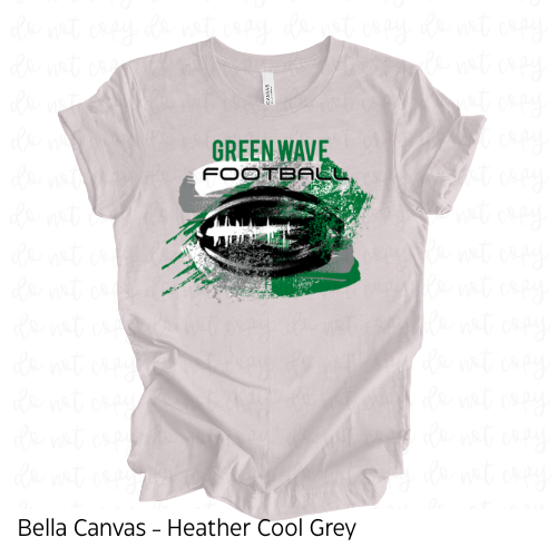 Green Wave Football - Adult