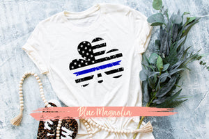 Thin Blue Line Clover
