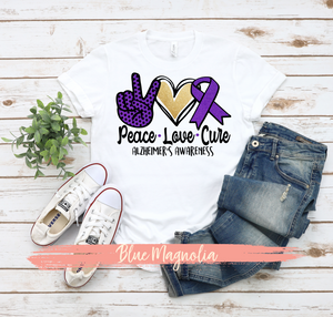 Peace Love Cure - Alzheimers