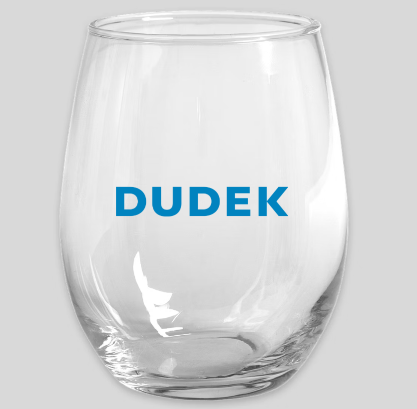 Dudek Stemless Wine Glass