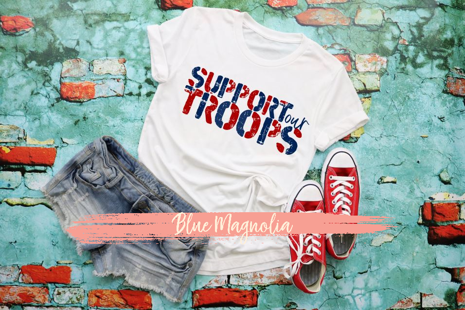 Support Our Troops - Color Print